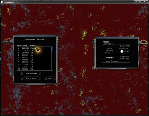 Crimsonland - Турнир Survival 2 Jun 2009